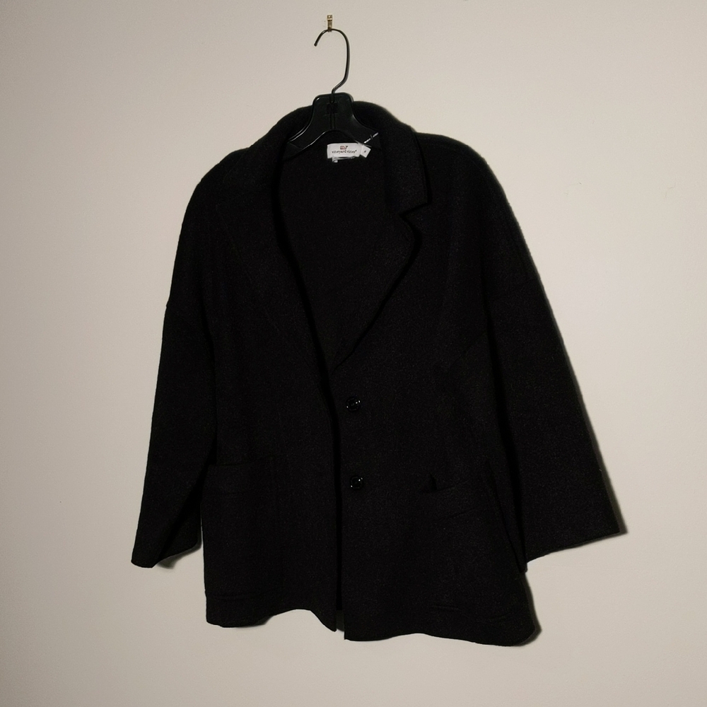 Vineyard Vines Men's Black Pea Coat